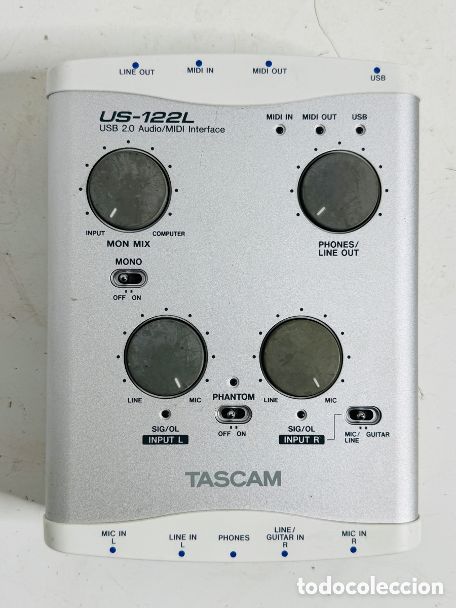 Segunda mano: Tascam US-122L USB Audio MIDI Interface for Computer - Foto 7