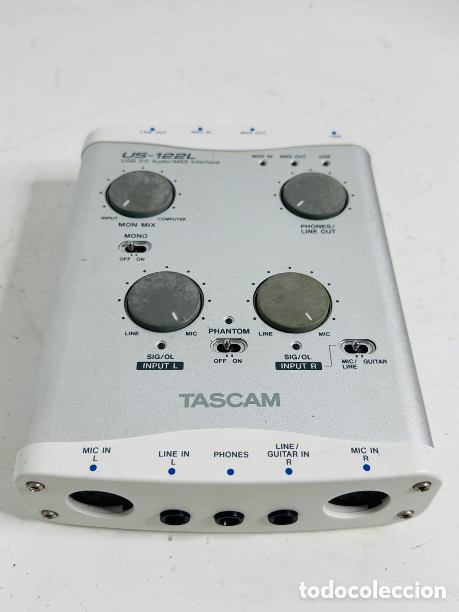 Segunda mano: Tascam US-122L USB Audio MIDI Interface for Computer - Foto 8