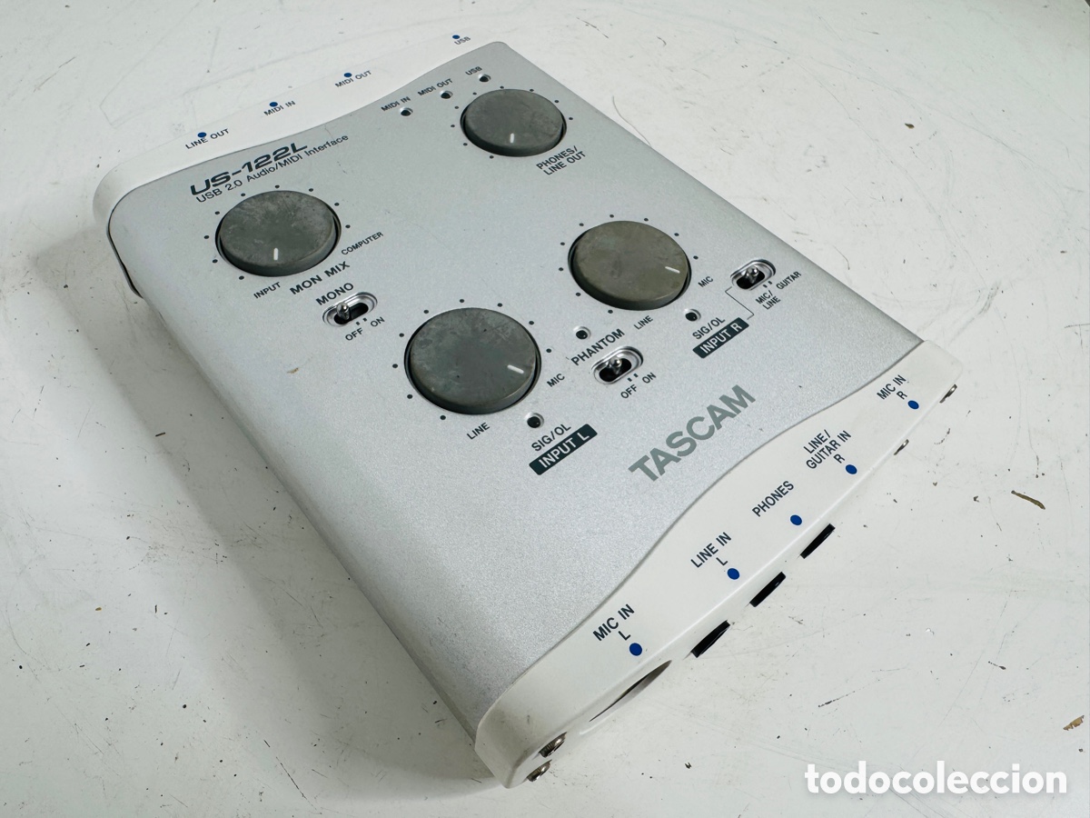 Segunda mano: Tascam US-122L USB Audio MIDI Interface for Computer - Foto 11