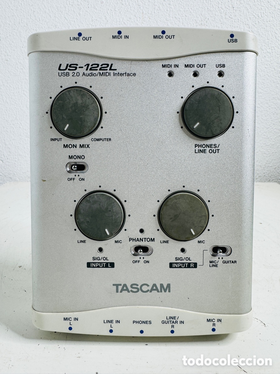 Segunda mano: Tascam US-122L USB Audio MIDI Interface for Computer - Foto 1