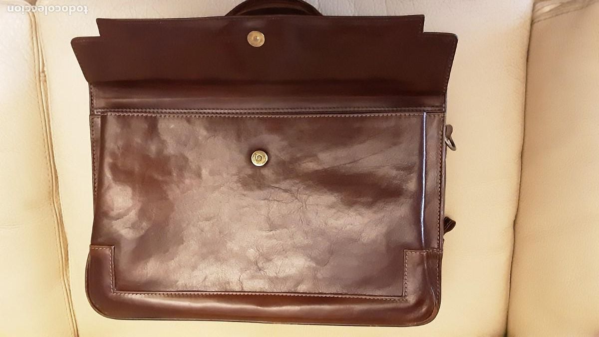 Segunda mano: Cartera de piel portadocumentos ordenador etc - Foto 2