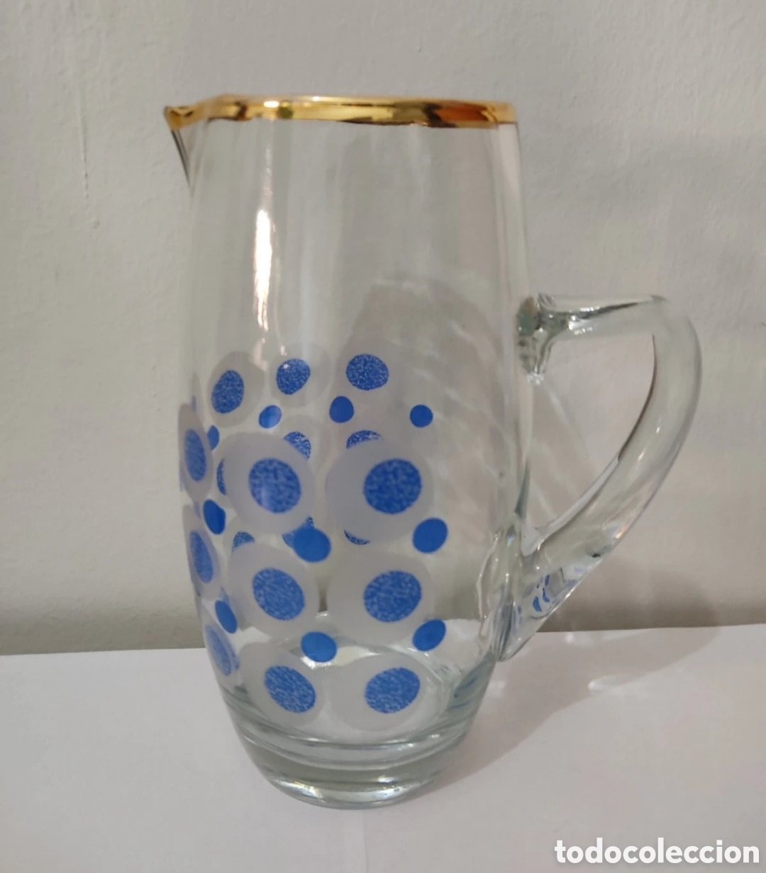 Segunda mano: Jarra de Cristal Decorada de Tienda Local - Foto 3