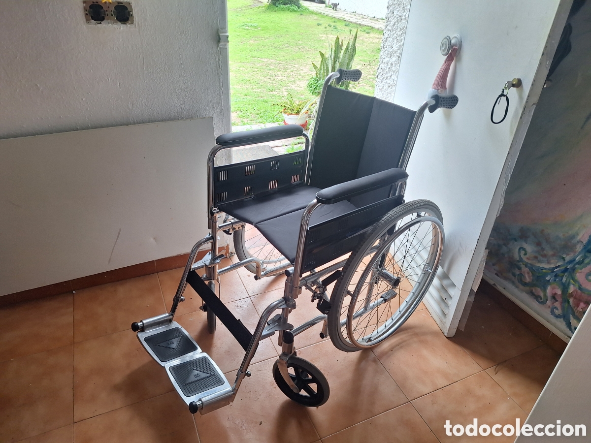 Segunda mano: Silla de Ruedas Metalica 100kg - Foto 2