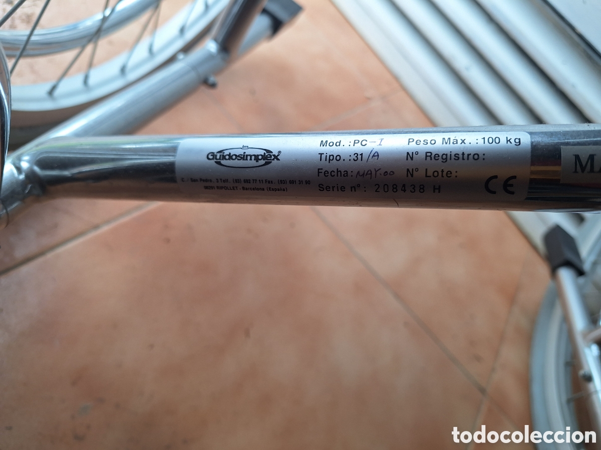 Segunda mano: Silla de Ruedas Metalica 100kg - Foto 4