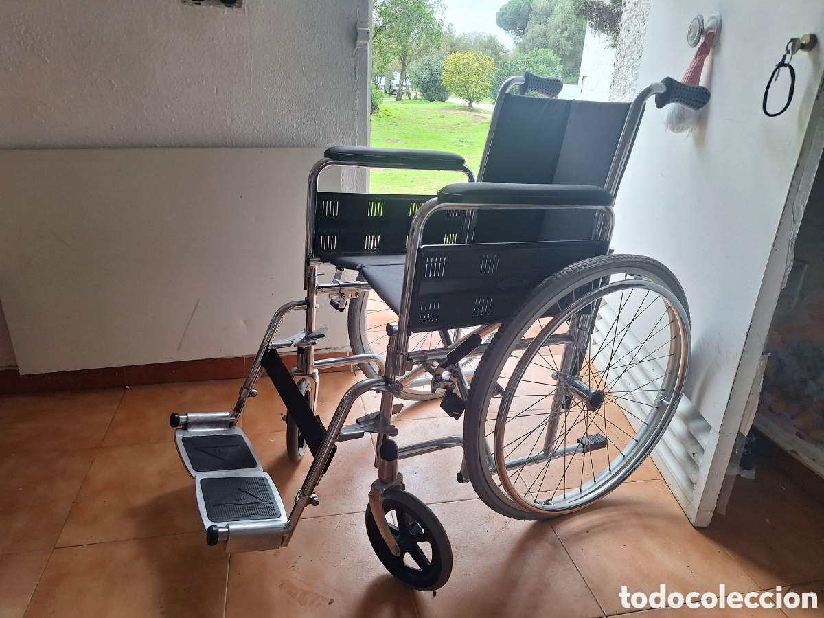 Segunda mano: Silla de Ruedas Metalica 100kg - Foto 1