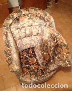 Segunda mano: DOS SILLONES DE TERCIOPELO ESTAMPADO - Foto 3