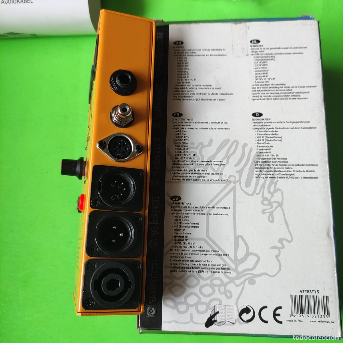 Segunda mano: Probador de cables de audio Velleman VTTEST15 - Foto 4