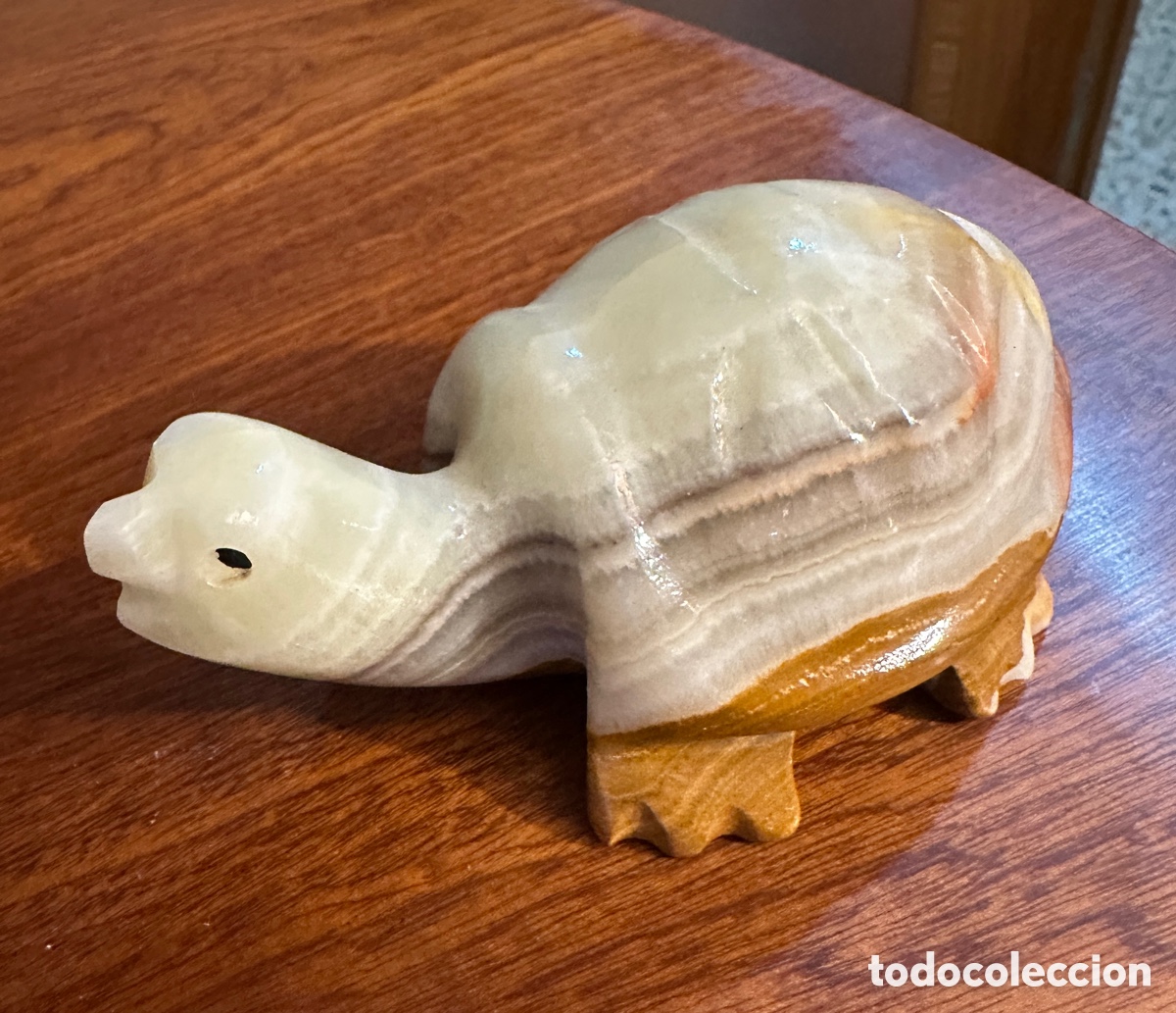 Segunda mano: Figura tortuga alabastro - Foto 2