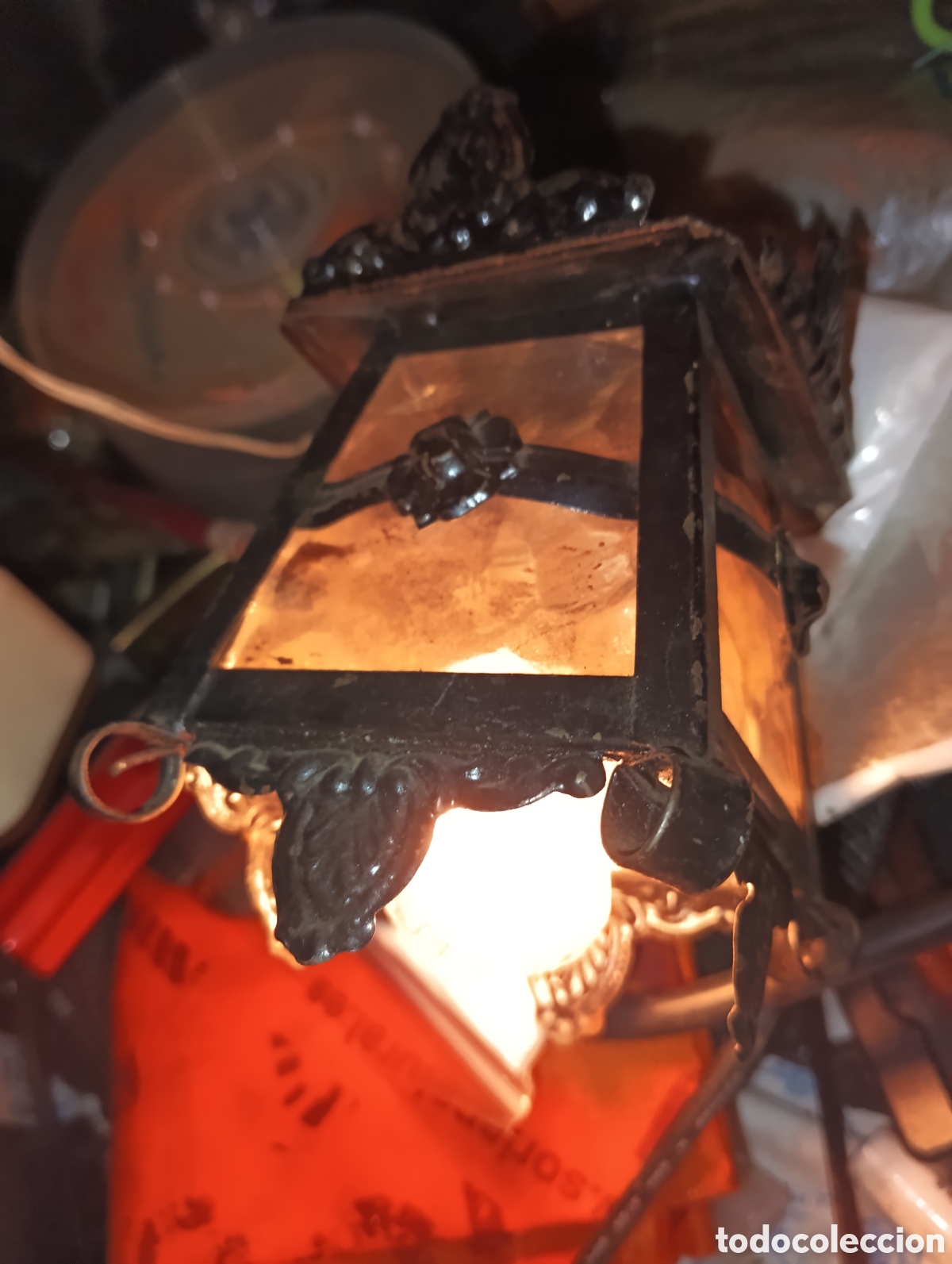 Segunda mano: Farolillo miniatura antiguo - Foto 3