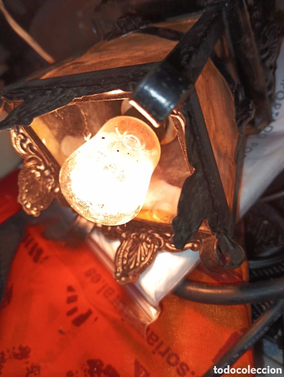 Segunda mano: Farolillo miniatura antiguo - Foto 7