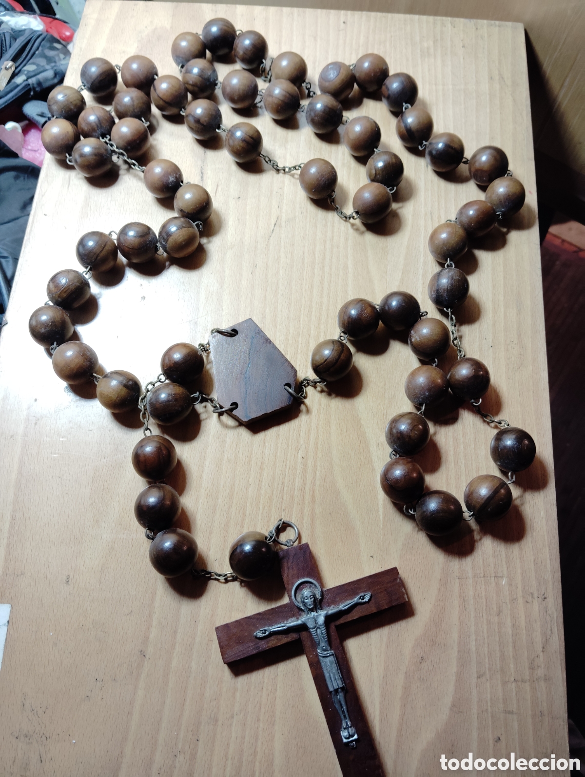 Segunda mano: Rosario de madera grande - Foto 2