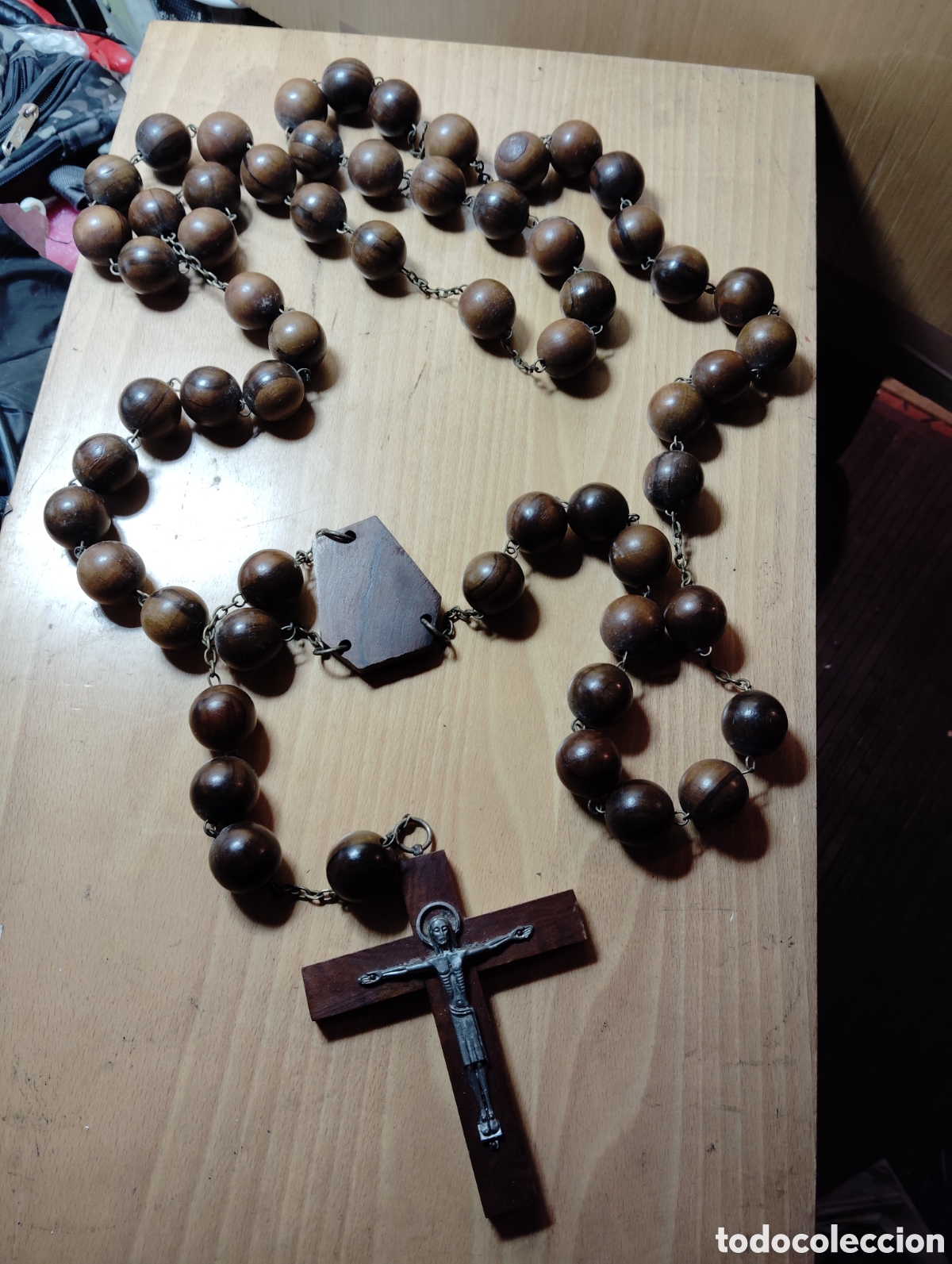 Segunda mano: Rosario de madera grande - Foto 3