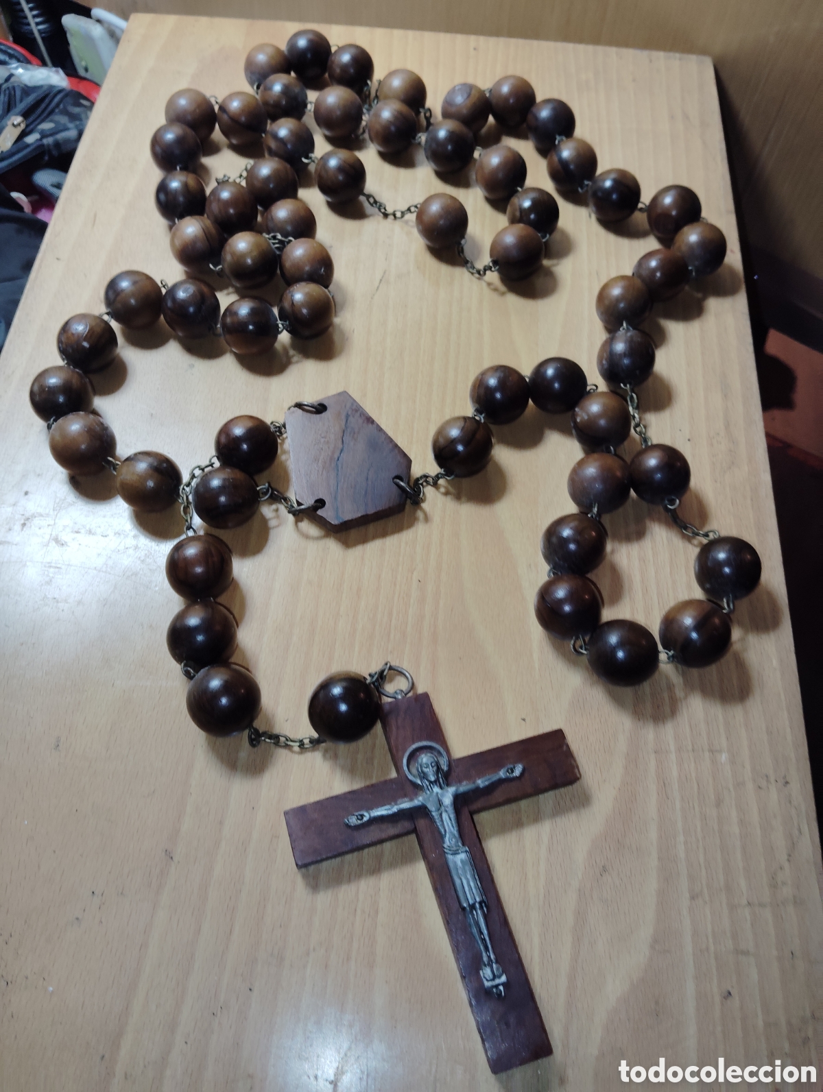 Segunda mano: Rosario de madera grande - Foto 4