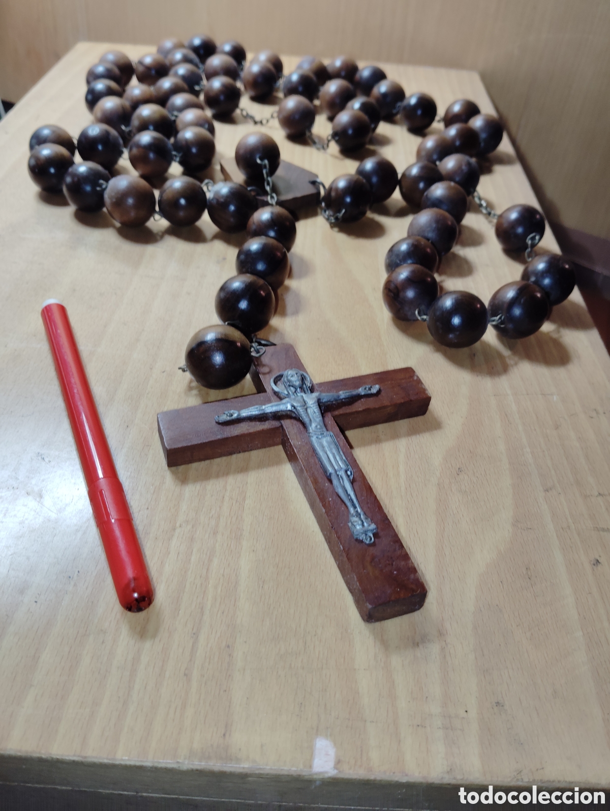 Segunda mano: Rosario de madera grande - Foto 5