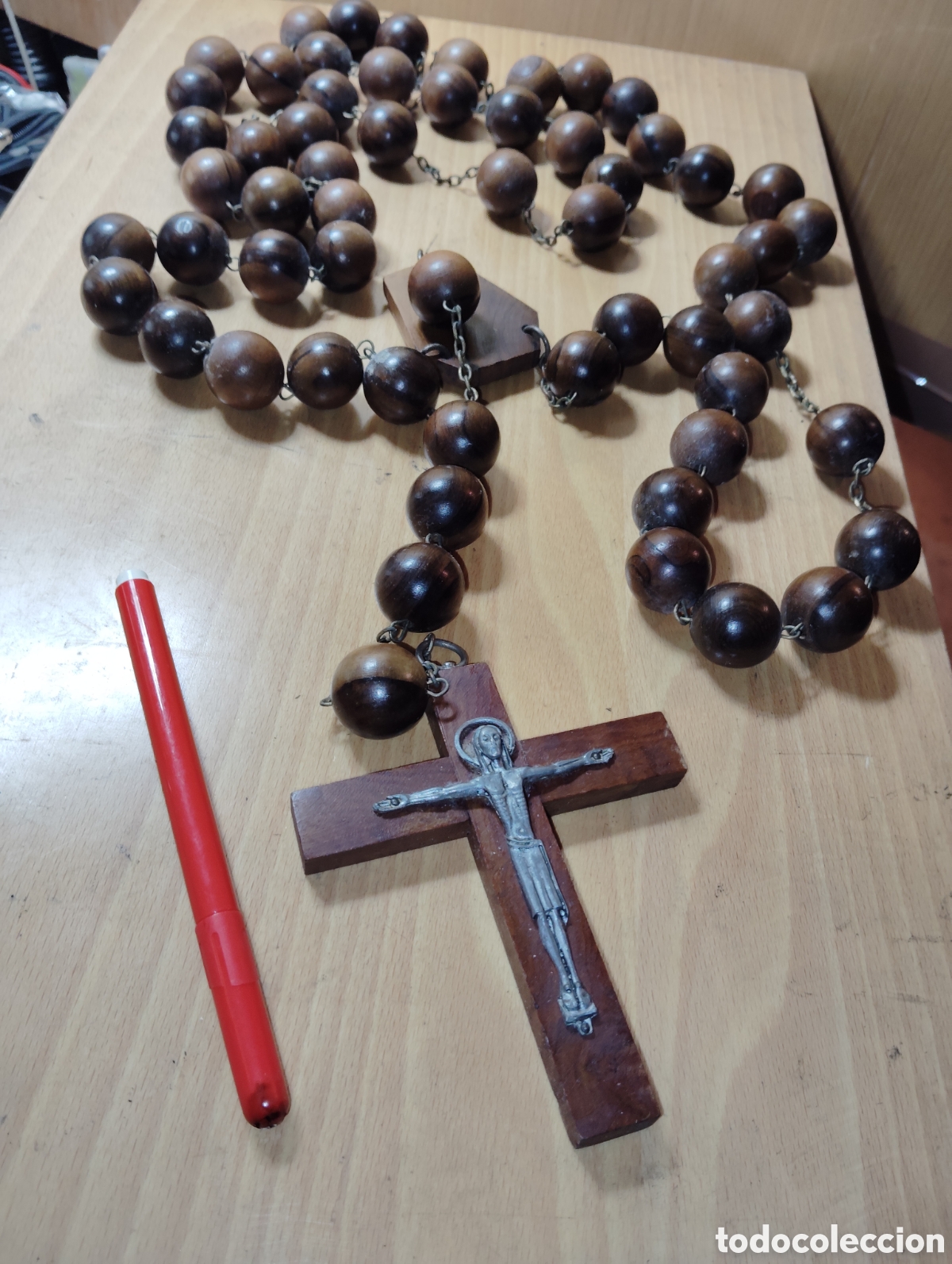 Segunda mano: Rosario de madera grande - Foto 6