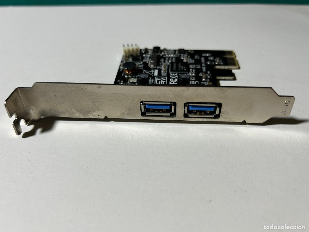 Segunda mano: Tarjeta PCI-e con 2 puertos USB 3 - Foto 1