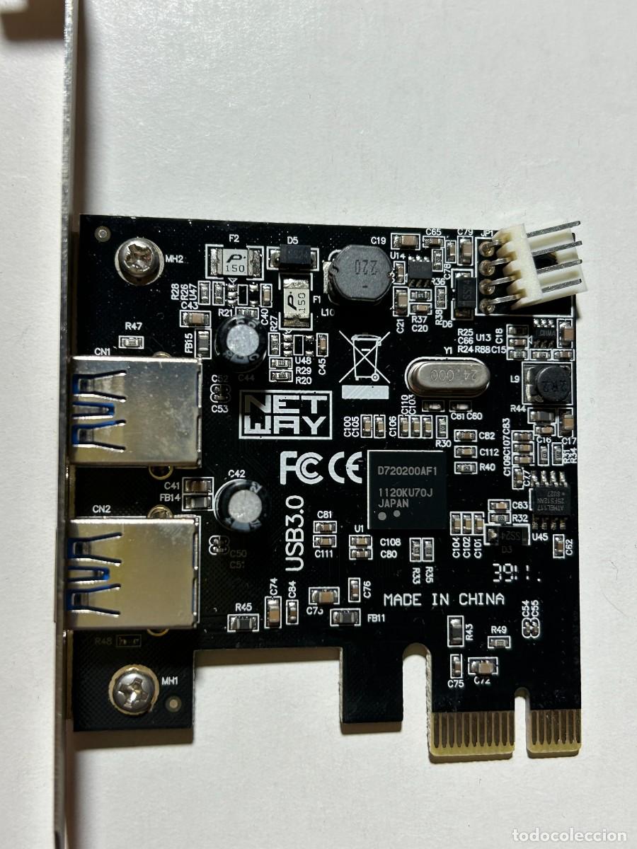 Segunda mano: Tarjeta PCI-e con 2 puertos USB 3 - Foto 3
