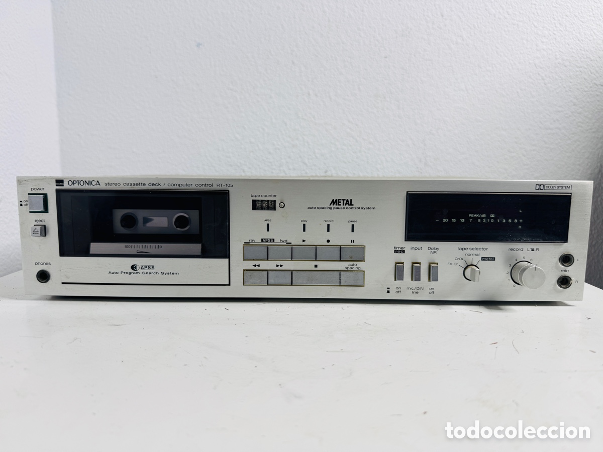 Segunda mano: Optonica RT-105 Cassette Deck Computer Control Solo Piezas - Foto 2