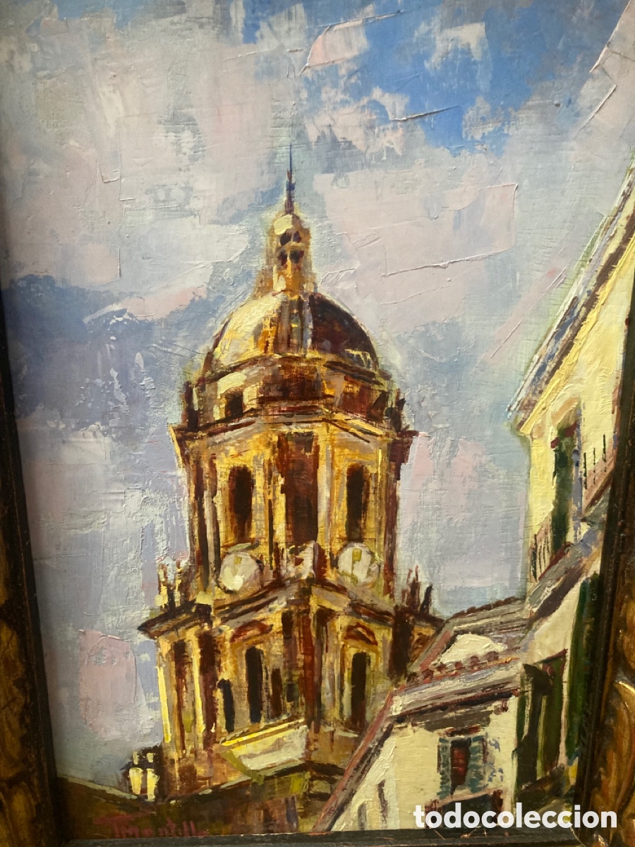 Segunda mano: &Oacute;leo catedral de Malaga de artista local - Foto 3