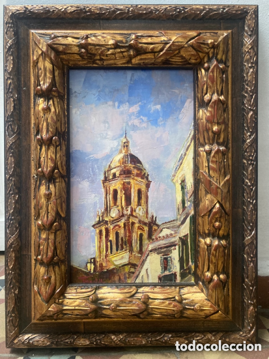 Segunda mano: &Oacute;leo catedral de Malaga de artista local - Foto 1