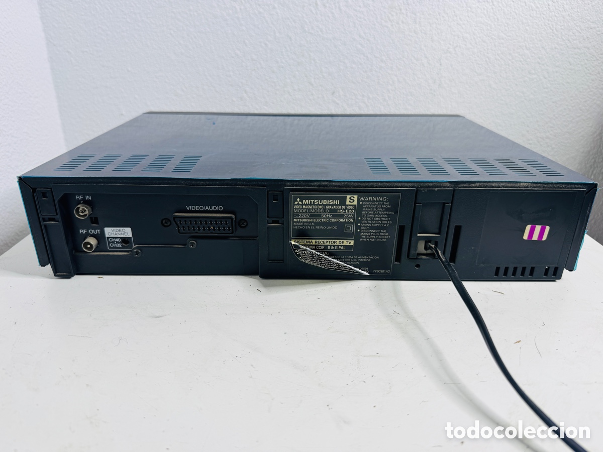 Segunda mano: Mitsubishi HS-E20 VHS Twin Digital 3 Head - Foto 6