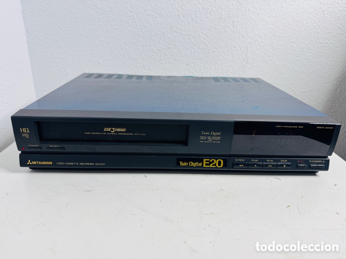 Segunda mano: Mitsubishi HS-E20 VHS Twin Digital 3 Head - Foto 1