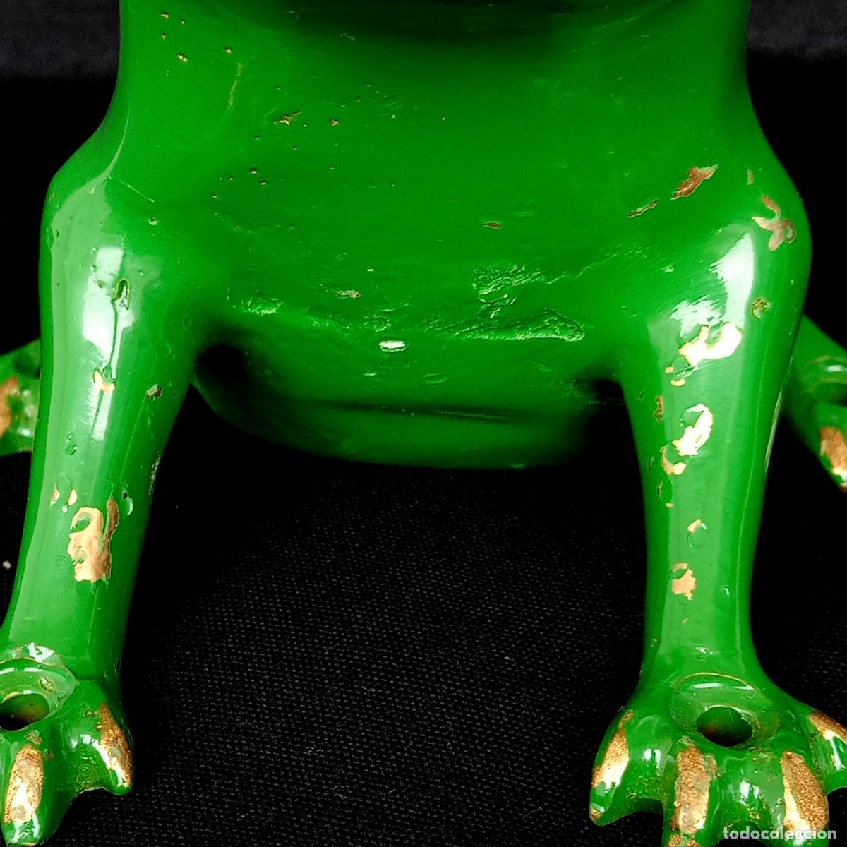 Segunda mano: RANA DE BRONCE PINTADO PARA SU JUEGO - Foto 6