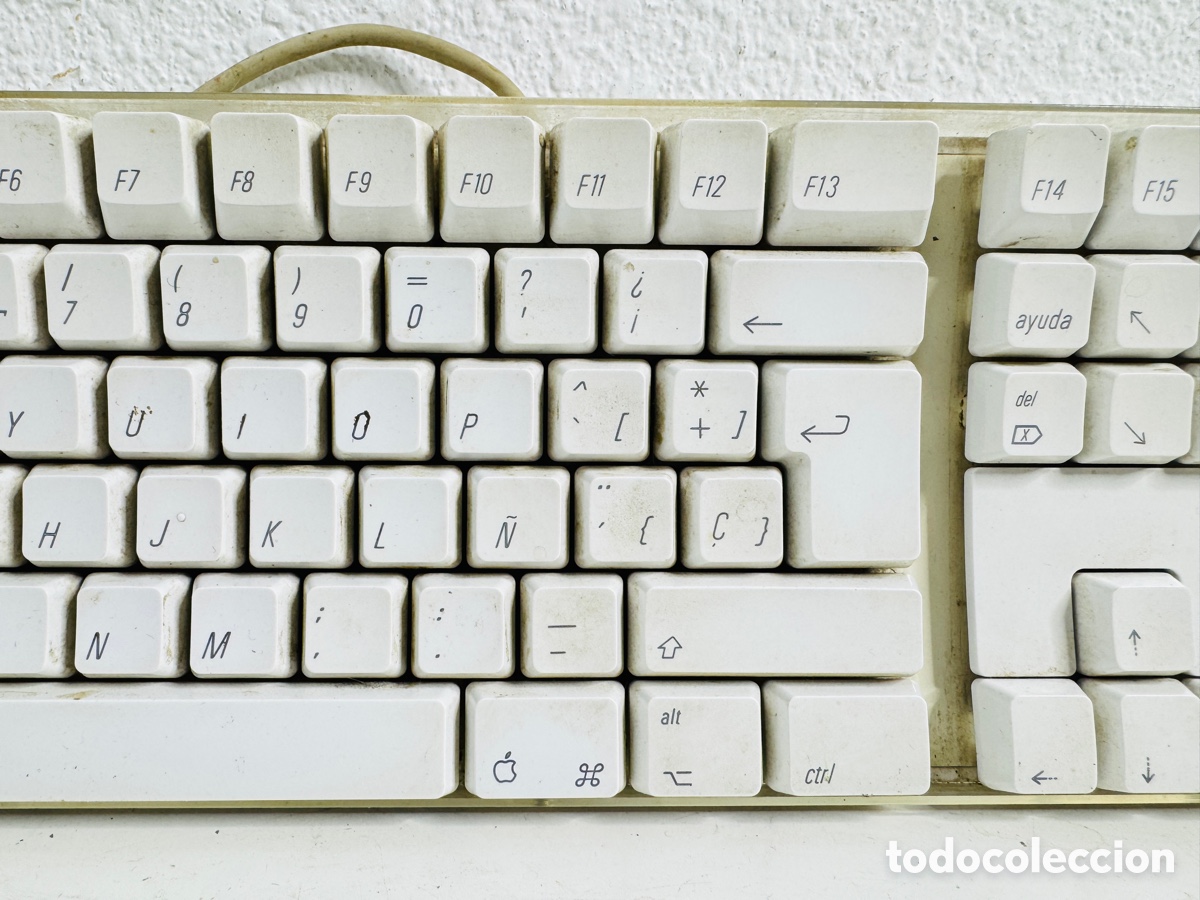 Segunda mano: Apple A 1048 USB Keyboard iMac Computer - Foto 3