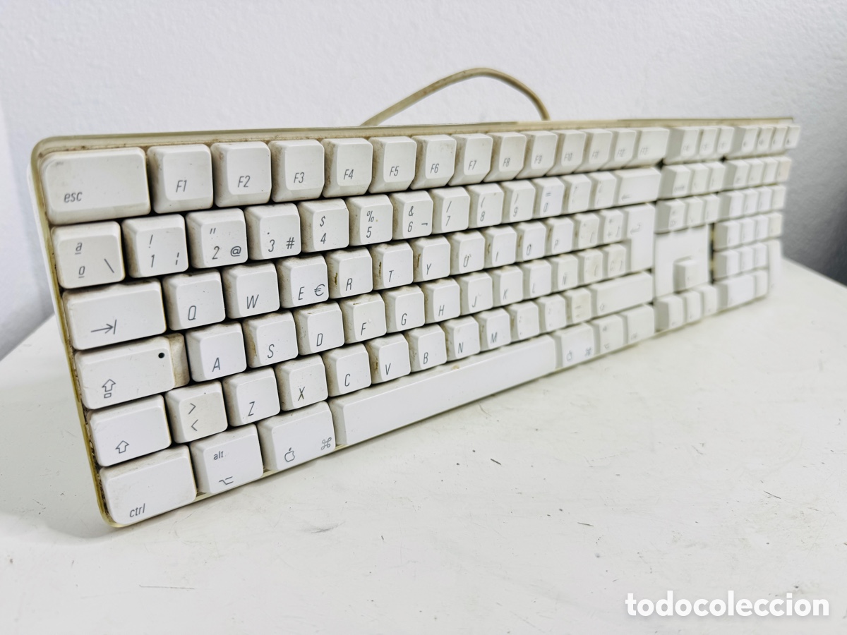 Segunda mano: Apple A 1048 USB Keyboard iMac Computer - Foto 6