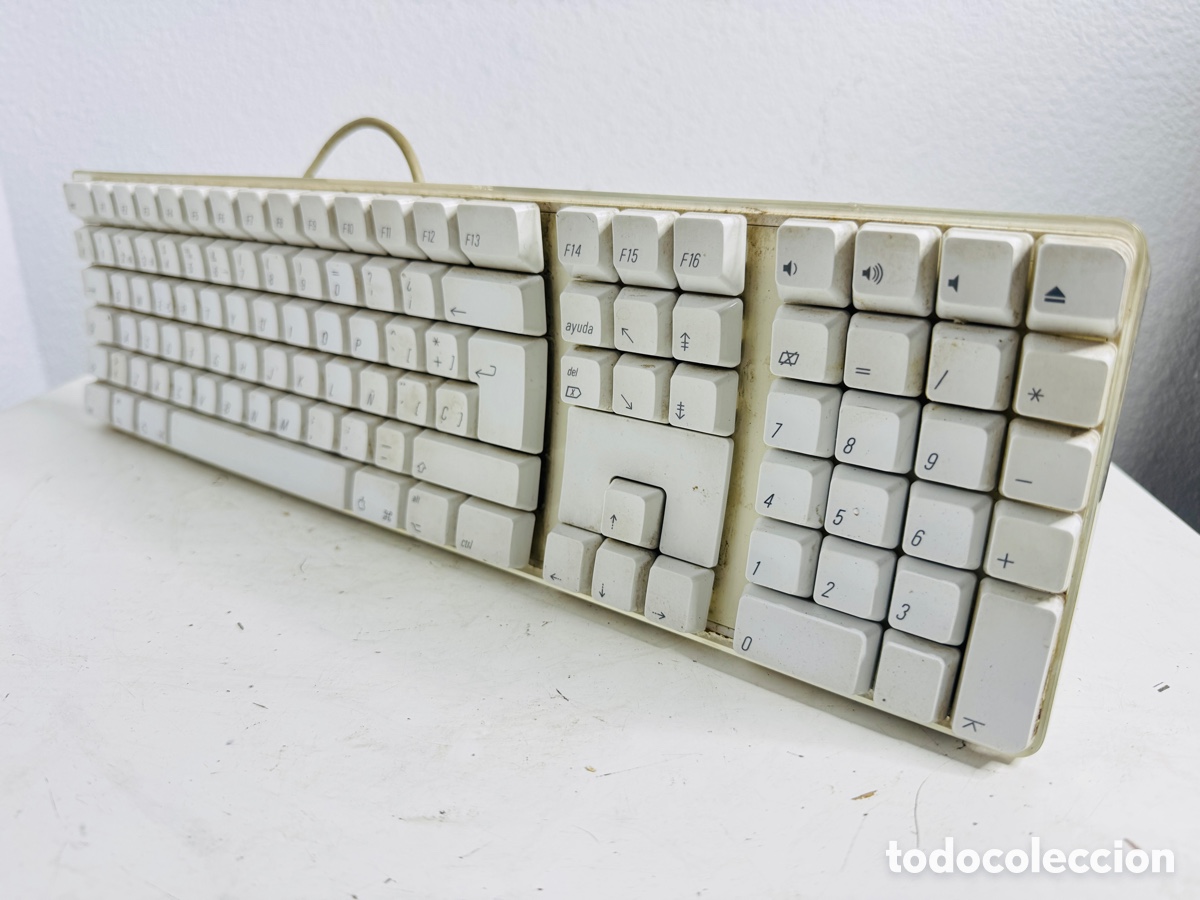 Segunda mano: Apple A 1048 USB Keyboard iMac Computer - Foto 8
