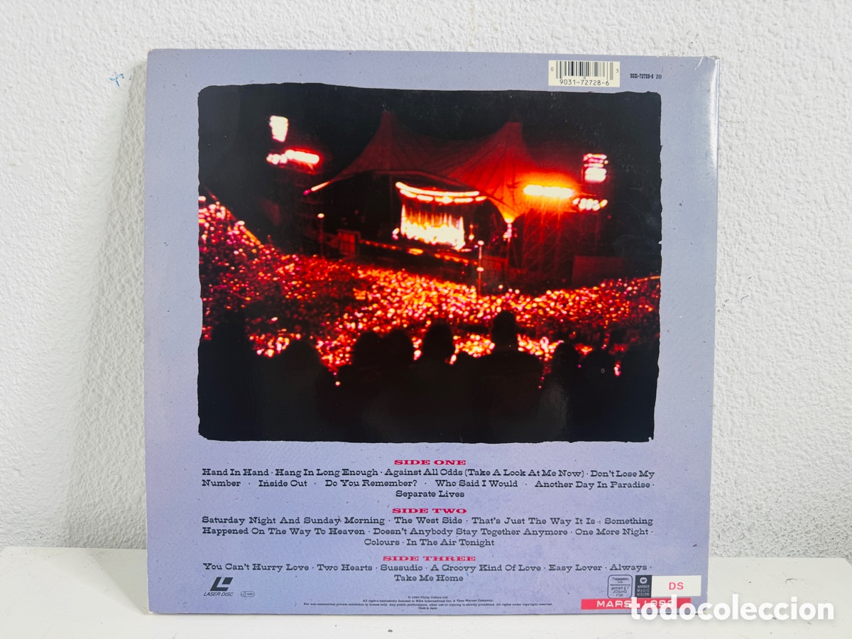 Segunda mano: PHIL COLLINS Seriously Live in Berlin 1993 Laser Disc LD double - Foto 2