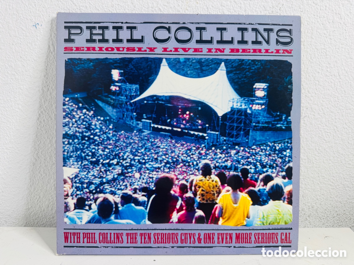 Segunda mano: PHIL COLLINS Seriously Live in Berlin 1993 Laser Disc LD double - Foto 3