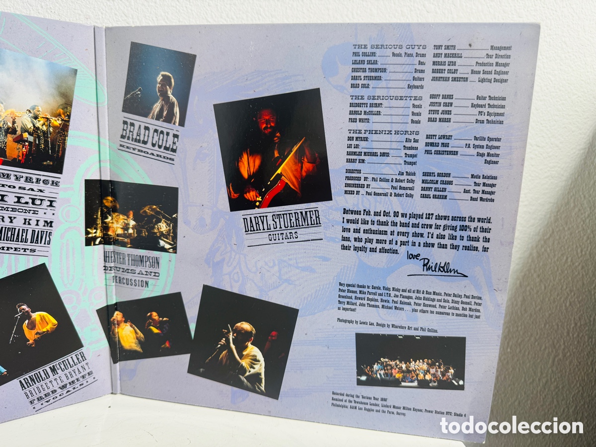 Segunda mano: PHIL COLLINS Seriously Live in Berlin 1993 Laser Disc LD double - Foto 8