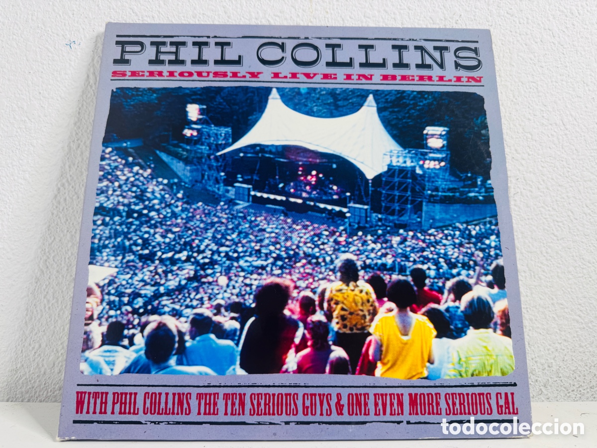 Segunda mano: PHIL COLLINS Seriously Live in Berlin 1993 Laser Disc LD double - Foto 1