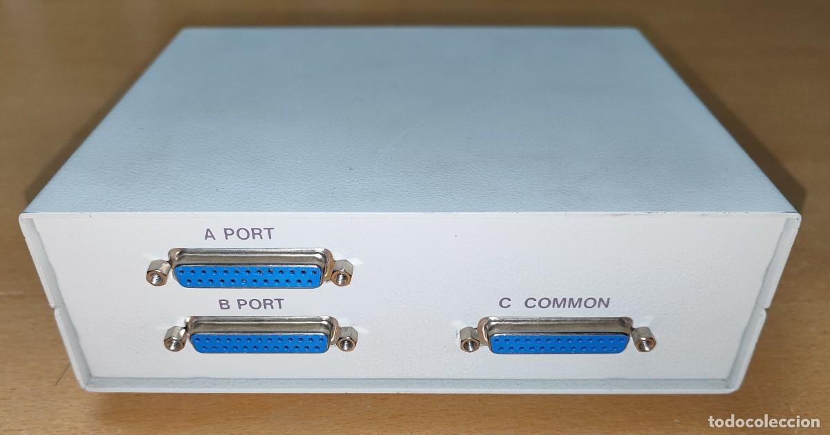 Segunda mano: 3 ANTIGUOS DATA TRANSFER SWITCH + 32 CABLES IMPRESORAS ANTIGUAS. - Foto 5