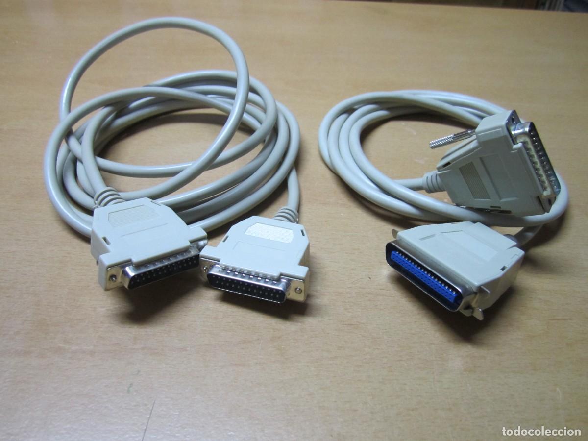 Segunda mano: 3 ANTIGUOS DATA TRANSFER SWITCH + 32 CABLES IMPRESORAS ANTIGUAS. - Foto 20