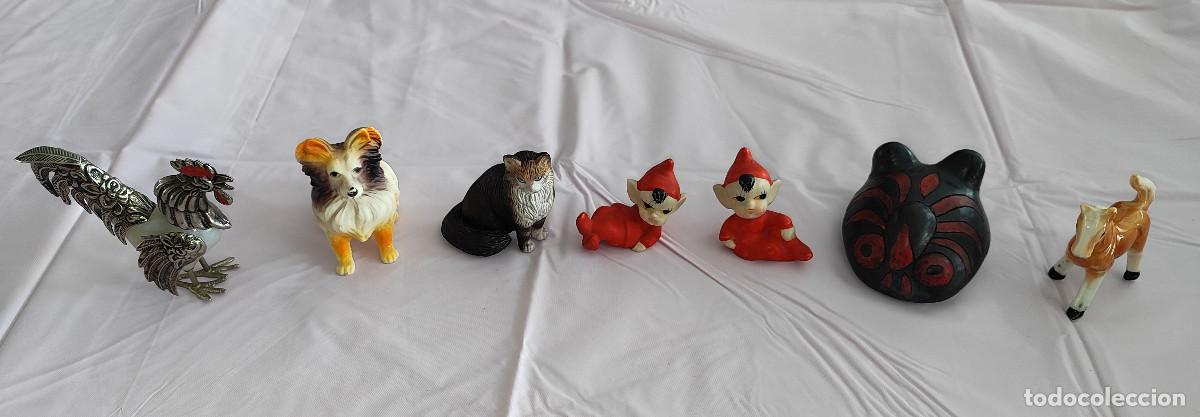 Segunda mano: SIETE FIGURITAS DECORATIVAS VARIADAS. - Foto 1