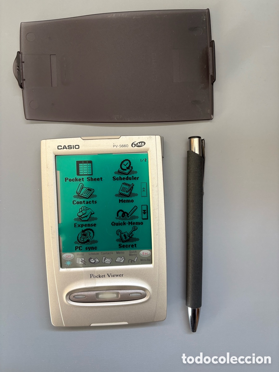 Seconda Mano: (L692) Casio Pocket Viewer PV-S660 6MB - PDA Vintage - &iexcl;COMO NUEVA! + Cable PC + L&aacute;piz original