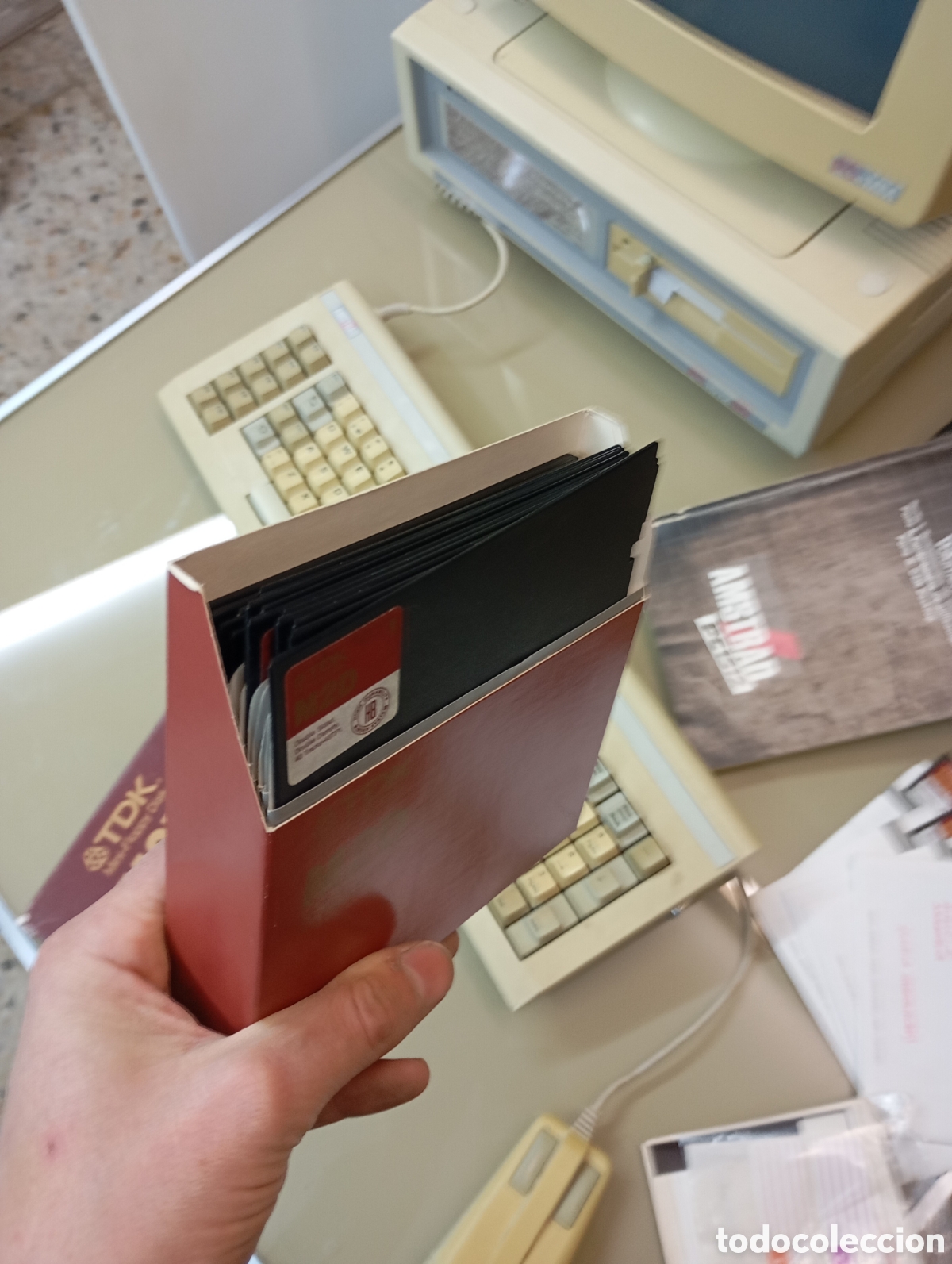 Segunda mano: Amstrad 1512 cajas, manuales, cursos, discos... - Foto 6