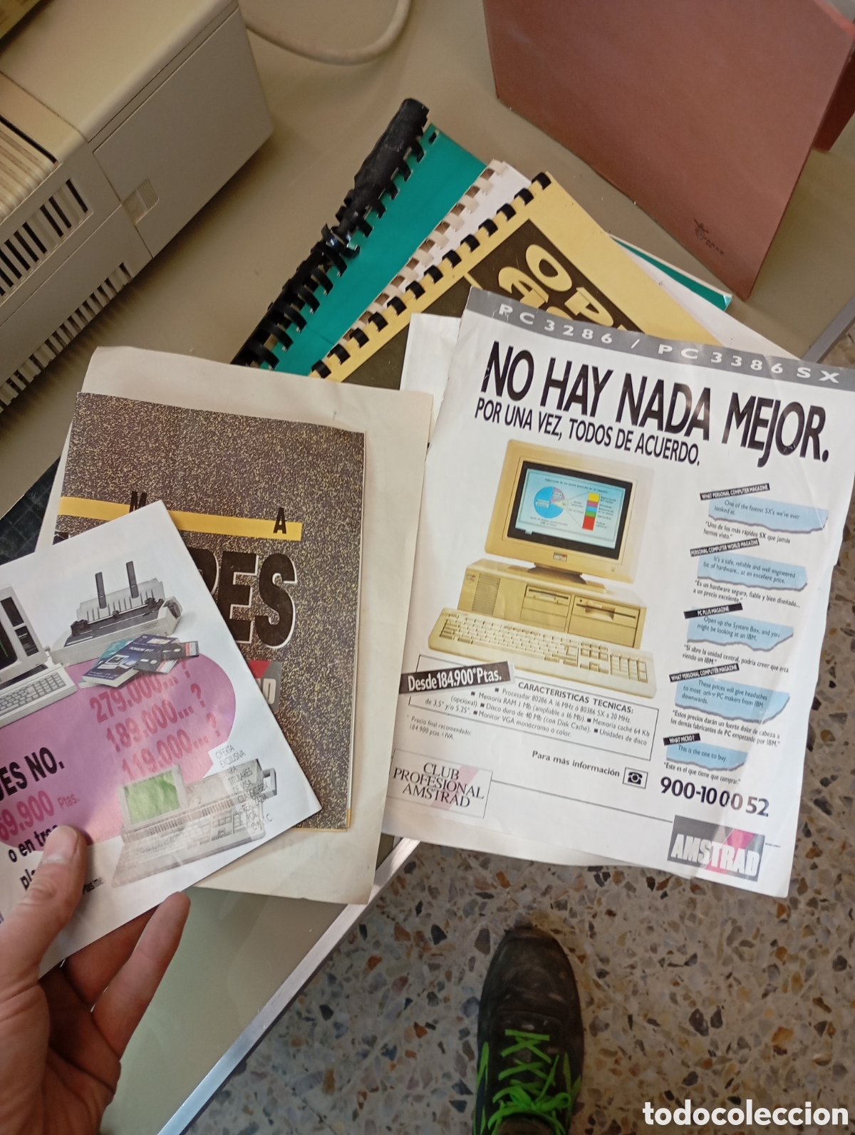 Segunda mano: Amstrad 1512 cajas, manuales, cursos, discos... - Foto 7