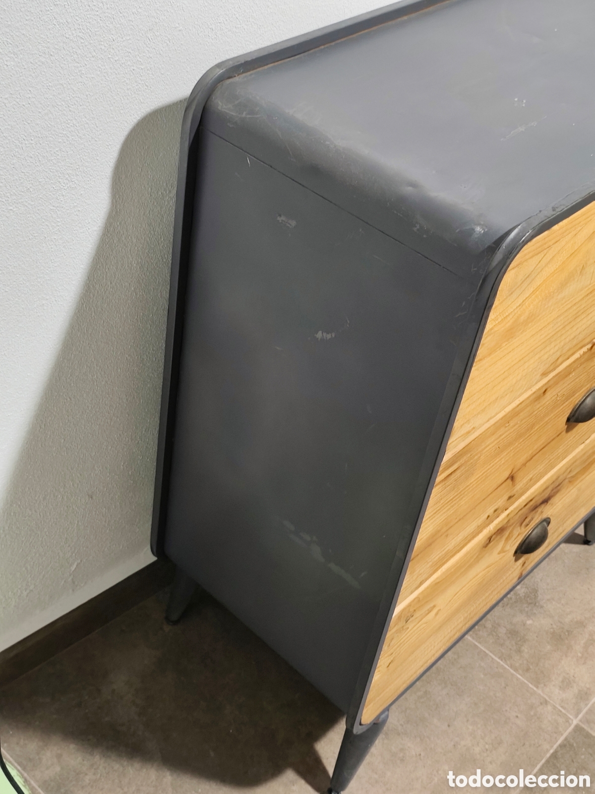 Segunda mano: Comoda industrial madera y metal Maison du Monde. - Foto 4