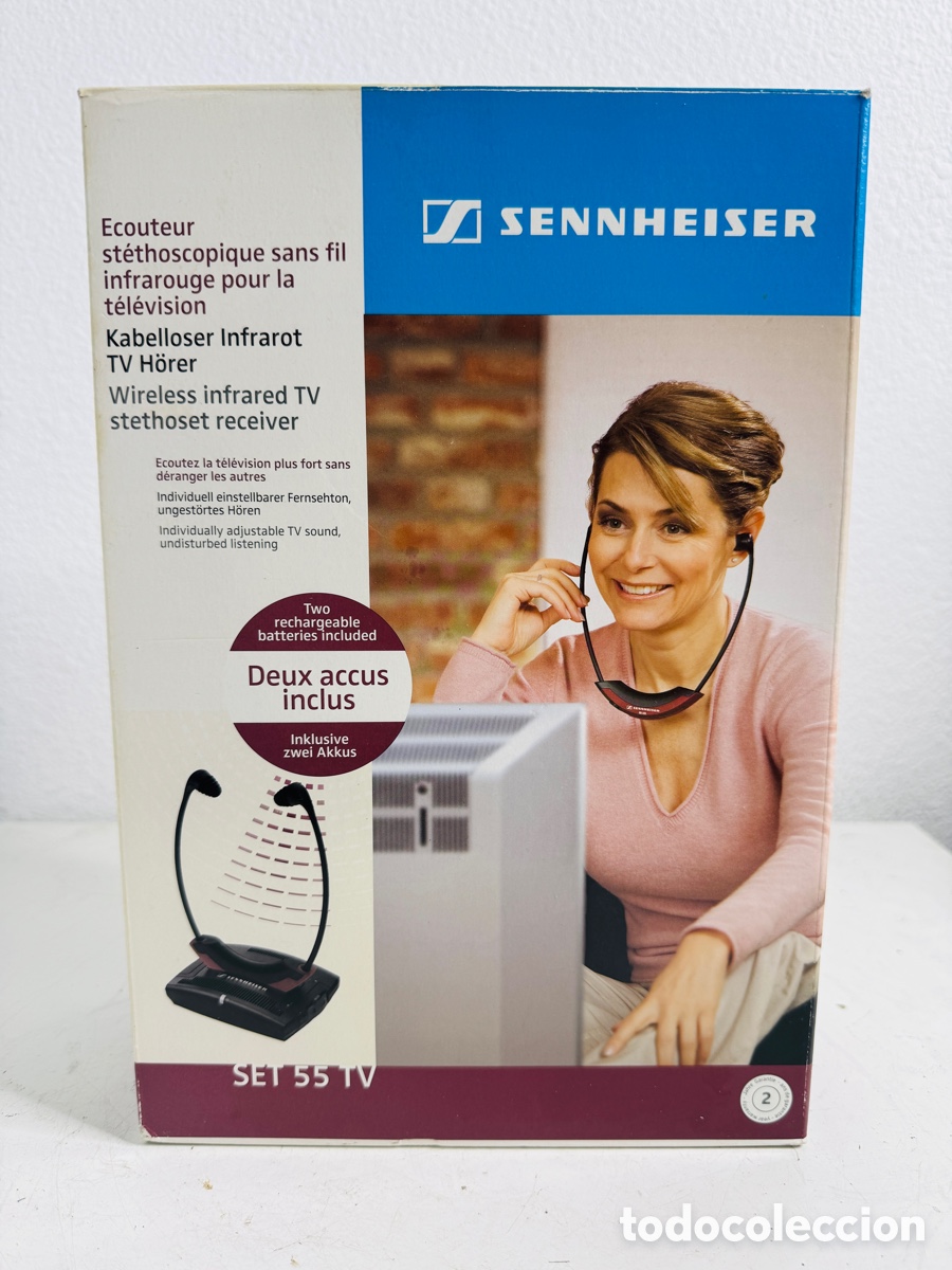 Segunda mano: Sennheiser Set 55 TV Wireless Infrared Receiver - Foto 1