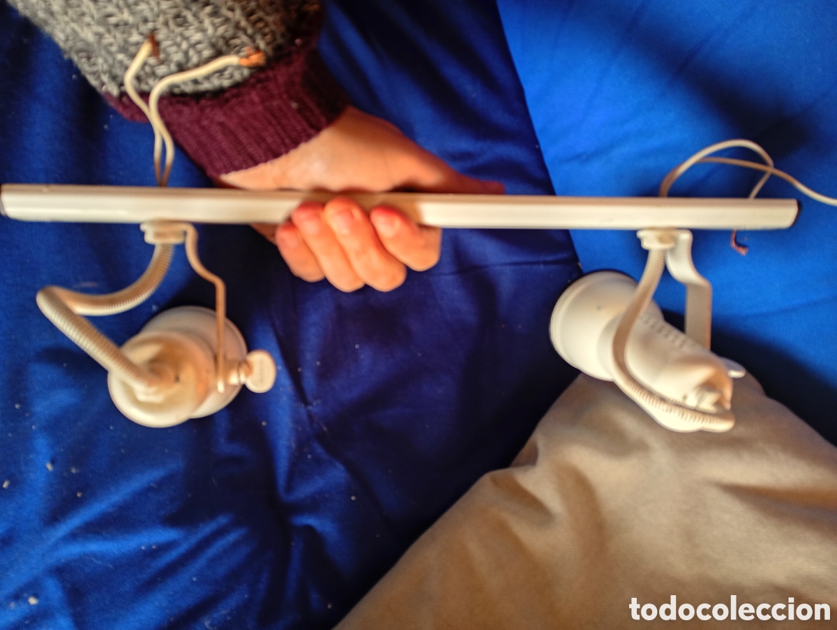 Segunda mano: L&aacute;mpara de techo estilo regleta - Foto 9
