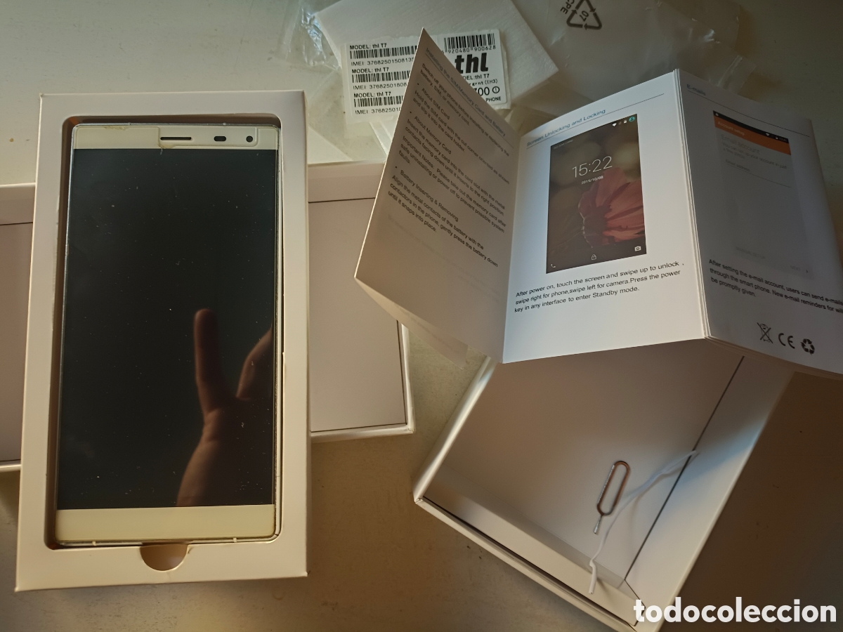 Segunda mano: Tel&eacute;fono libre THL T7 averiado - Foto 1