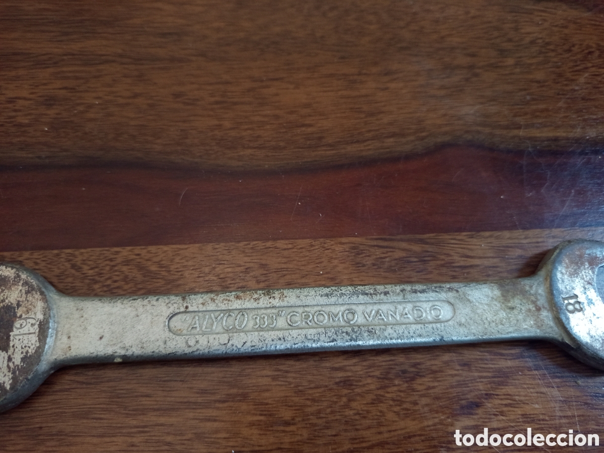 Segunda mano: Llave fija alyco 18 , 19 - Foto 2