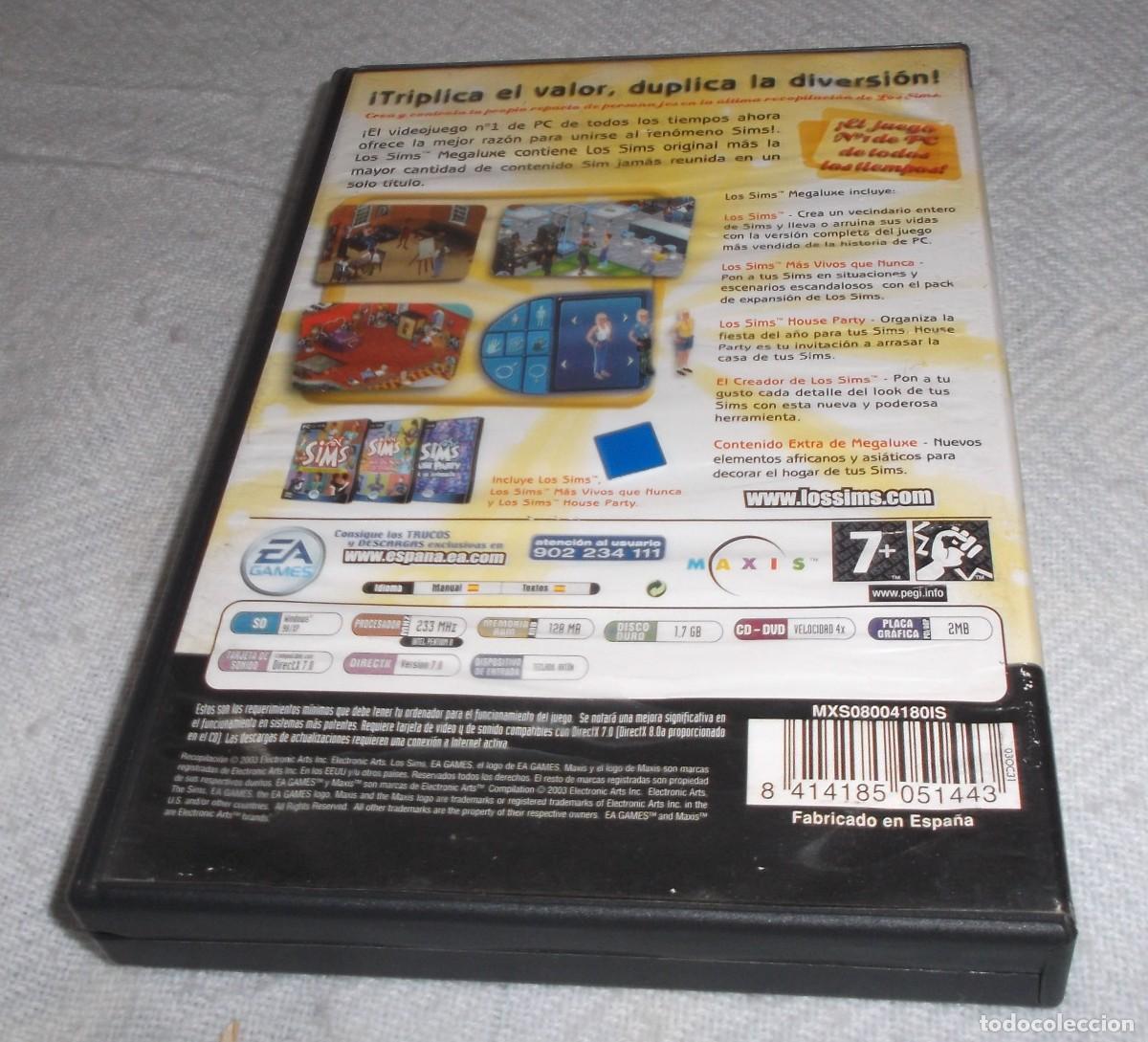 Segunda mano: PC cd-rom los sims megaluxe en castellano - Foto 2