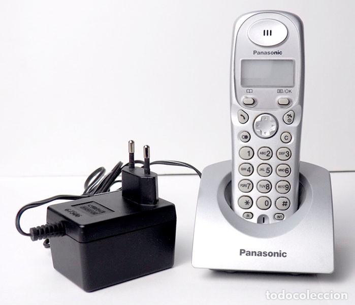Segunda mano: Tel&eacute;fono Panasonic inal&aacute;mbrico doble. Gris - Foto 6