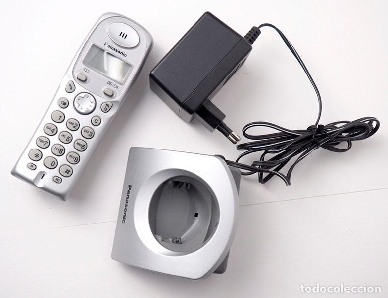 Segunda mano: Tel&eacute;fono Panasonic inal&aacute;mbrico doble. Gris - Foto 7