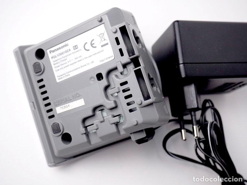 Segunda mano: Tel&eacute;fono Panasonic inal&aacute;mbrico doble. Gris - Foto 10