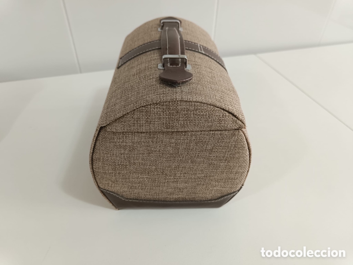 Segunda mano: Joyero tela beige y marr&oacute;n - Foto 2